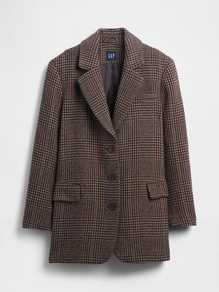 Oversized Wool-Blend Blazer | Gap (US)