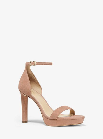 Margot Suede Platform Sandal | Michael Kors US