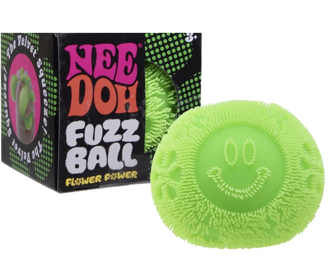 NEW NEE DOH FUZZ BALL FLOWER POWER, 1 RANDOM COLOR CHOSEN, STRESS BALL RELIEVE, SENSORY FIDGET | Walmart (US)