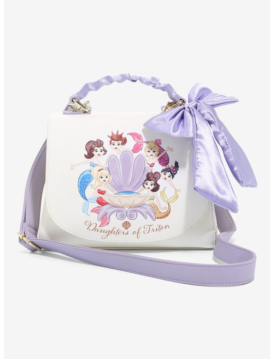 Loungefly Disney The Little Mermaid Daughters of Triton Group Portrait Handbag - BoxLunch Exclusi... | BoxLunch