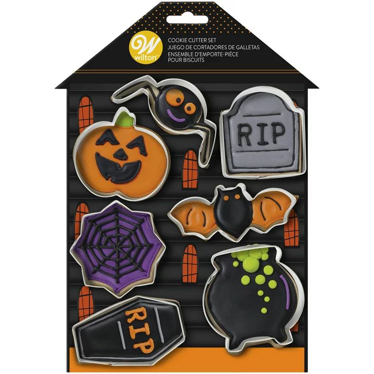 Wilton Halloween Cookie Cutters Set, 7-Piece Metal Set | Walmart (US)