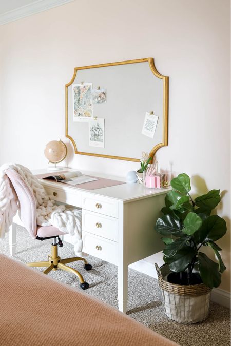 Our daughter’s new desk has a comfy plush chair and a great pin board. She loves her new study space  

#LTKhome