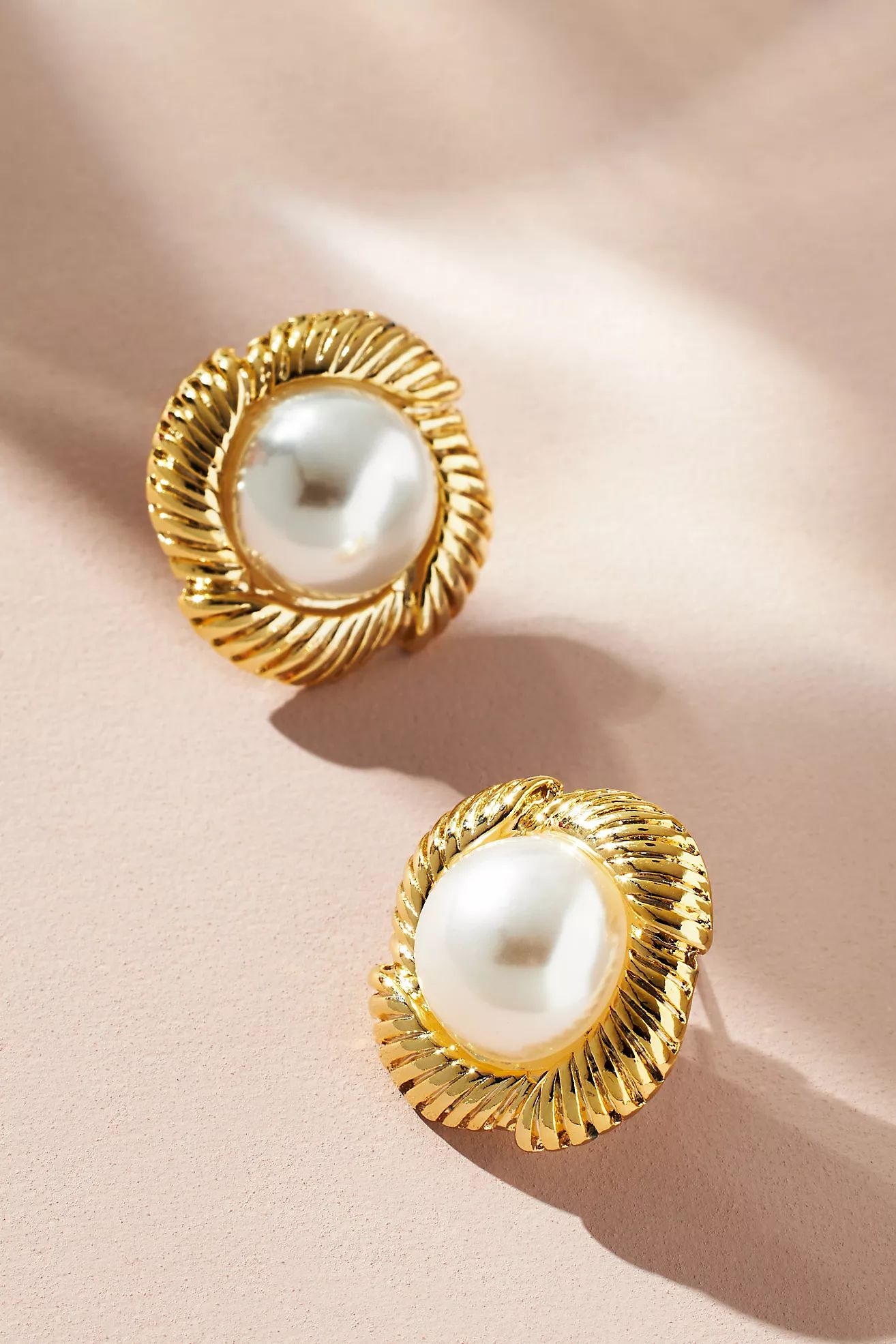 Pearl Floral Burst Earrings | Anthropologie (US)