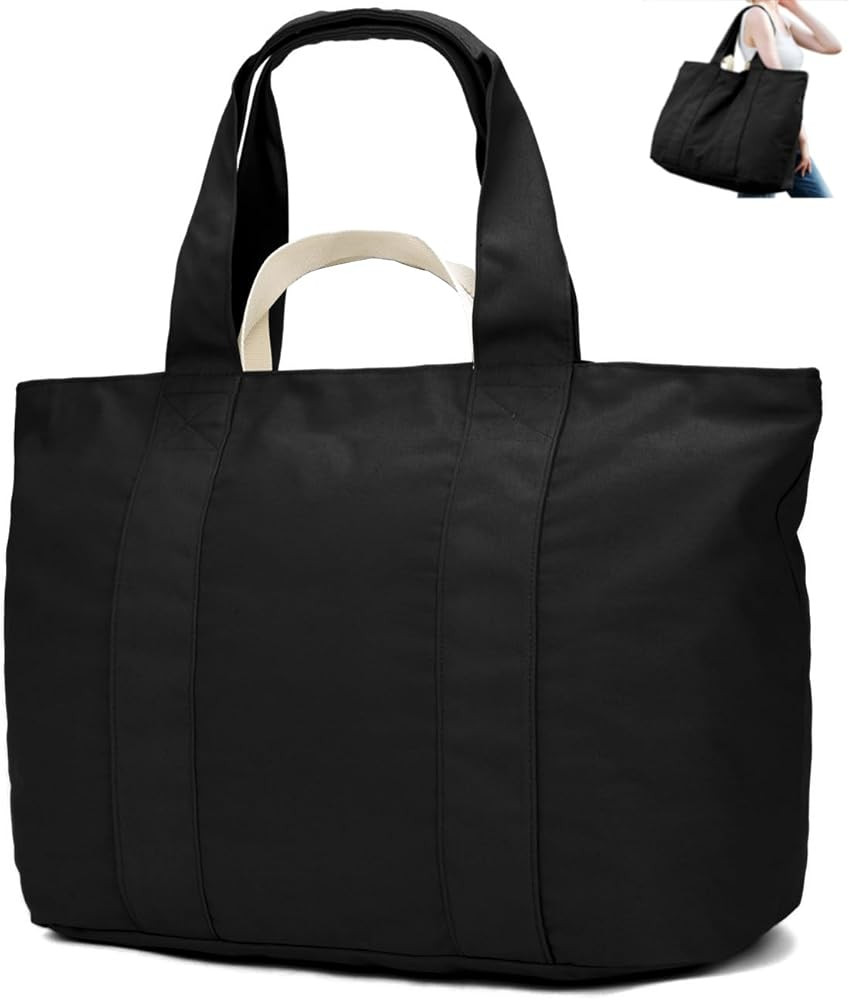 22'' 50L Large Tote Bag, Extra Large Tote Bag for Women, Oversized Tote Bag, Overnight Bags for W... | Amazon (US)