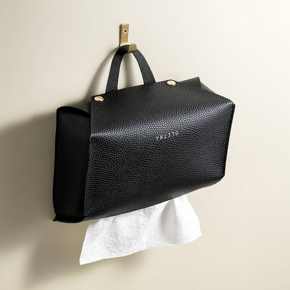 OLETHA Hand Towel Box Cover Compatible with Kleenex Disposable Paper Hand Towels - Bottom Covered... | Amazon (US)