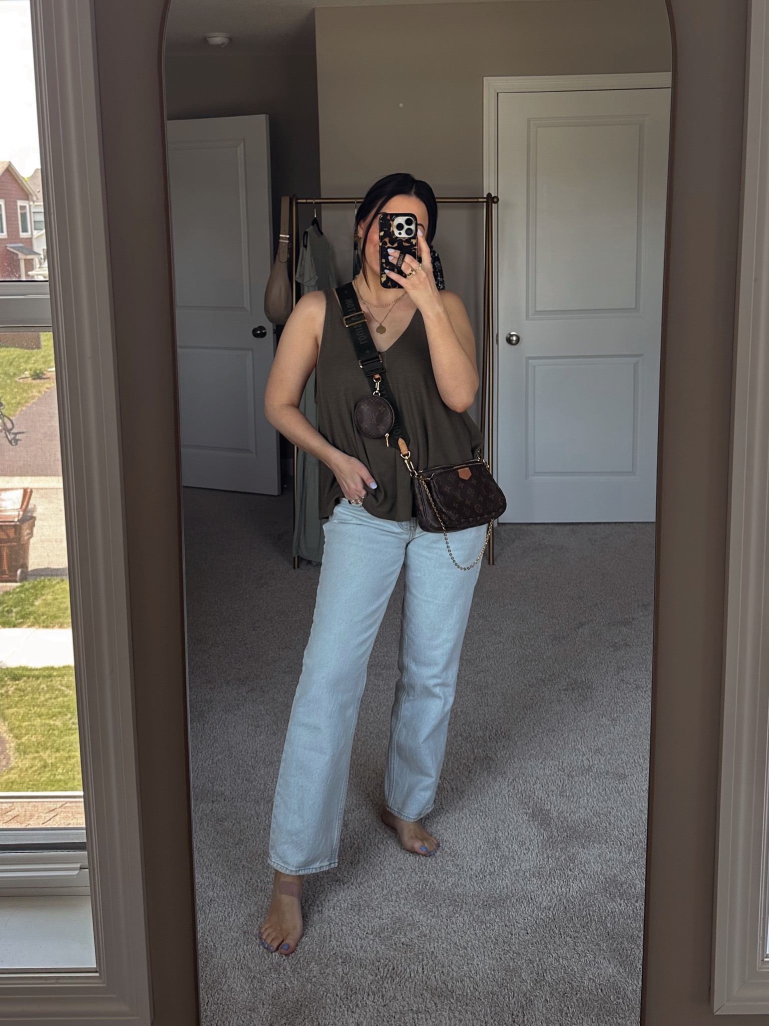 Casual summer outfit - my denim is currently on sale!! & free people tank only $20! Wearing xs top, 28s denim 

#summeroutfit #jeans #mdwsale

#LTKSeasonal #LTKsalealert #LTKunder100