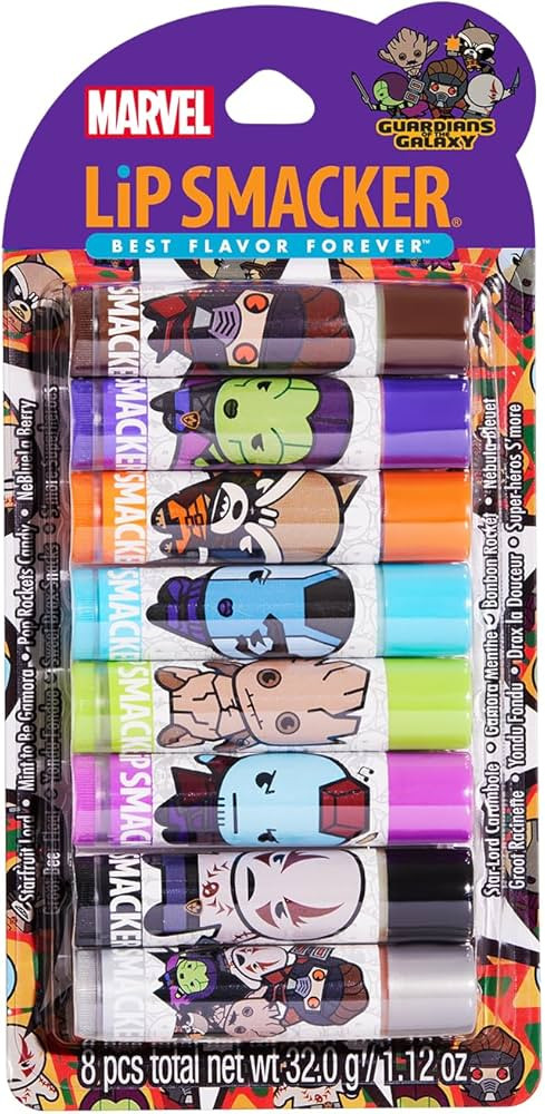 Lip Smacker Marvel Guardians of the Galaxy Party Pack - Hydrating Lip Balm, Hydrating & Protectin... | Amazon (US)