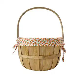 Large Chipwood Basket with Carrot Liner by Ashland® | Michaels Stores