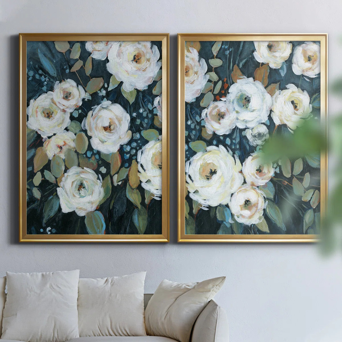 " Moonlit Garden II " 2 - Pieces | Wayfair North America