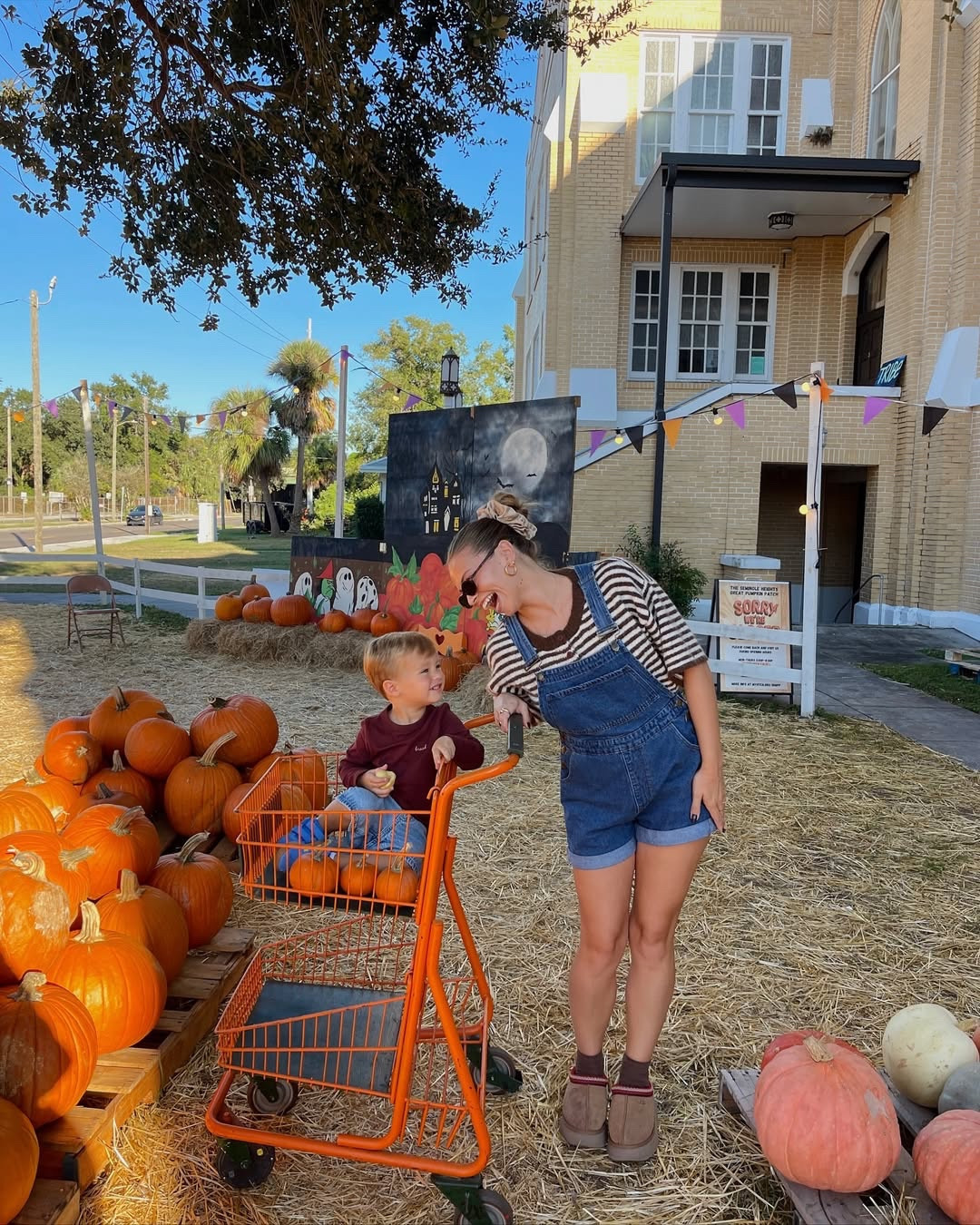 the fall of seeing as many pumpkins as we can 🎃 + auntie b is in town 🤎 my cardigan is from golden haze, linking similars!

#LTKFindsUnder100 #LTKSeasonal #LTKStyleTip