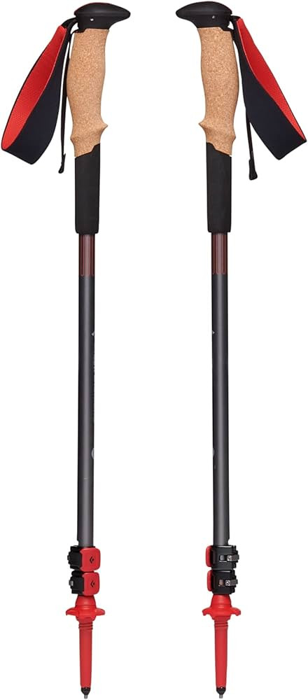 Black Diamond Pursuit Shock Trekking-Hiking Poles - Aluminum, Collapsible & Adjustable | Amazon (US)