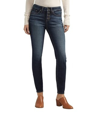 Suki Mid Rise Curvy Fit Skinny Leg Jeans | Dillard's