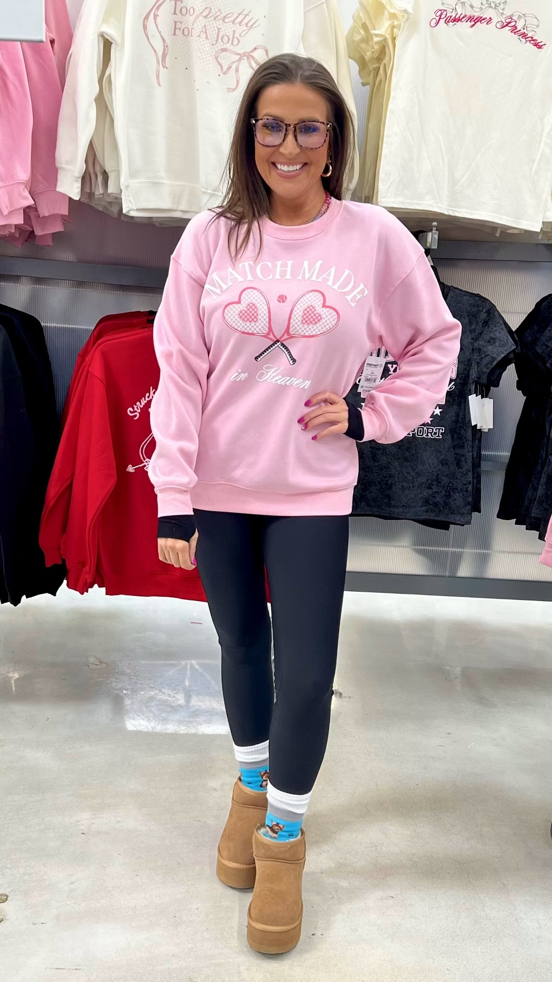 I got this in a small! It runs pretty oversized! Fleece lined leggings are a small. You can get them in black at Walmart or on Amazon in a variety of colors! Boots are TTS. 



#LTKFindsUnder50 #LTKWatchNow #LTKSeasonal