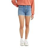 Levi's Women's Mid Length Shorts, Chalk White, 28 at Amazon Women’s Clothing store | Amazon (US)