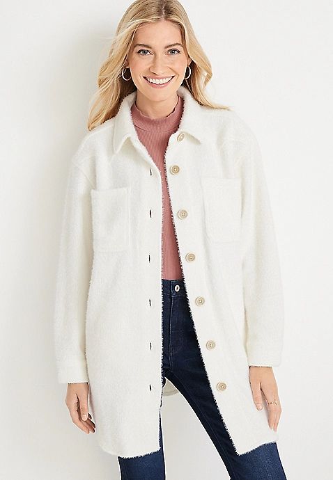 Textured Shacket | Maurices