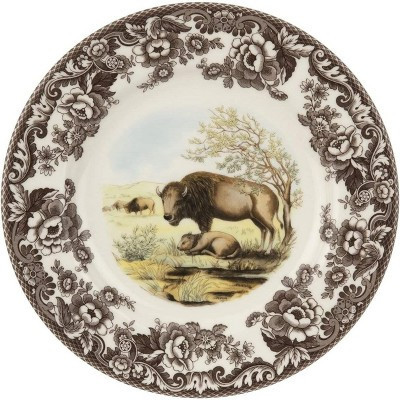 Spode Woodland 10.5” Dinner Plate, Perfect for Thanksgiving and Other Special Occasions, Made in England from Fine Earthenware, Bison | Target