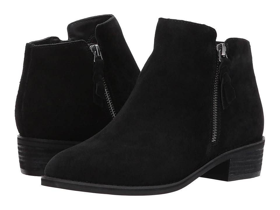 Blondo Liam Waterproof Bootie (Black Suede) Women's Zip Boots | Zappos