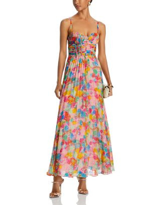 AQUA AQUA Pleated Corset Gown - Exclusive  | Bloomingdale's Women | Bloomingdale's (US)