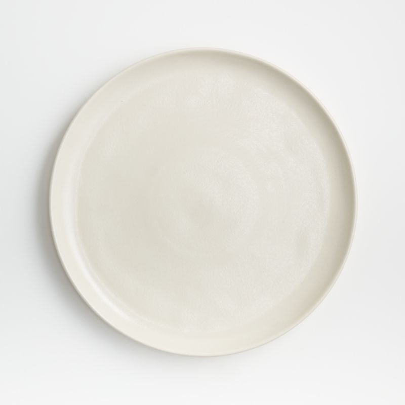 Visto Cream Stoneware Dinner Plate + Reviews | Crate & Barrel | Crate & Barrel