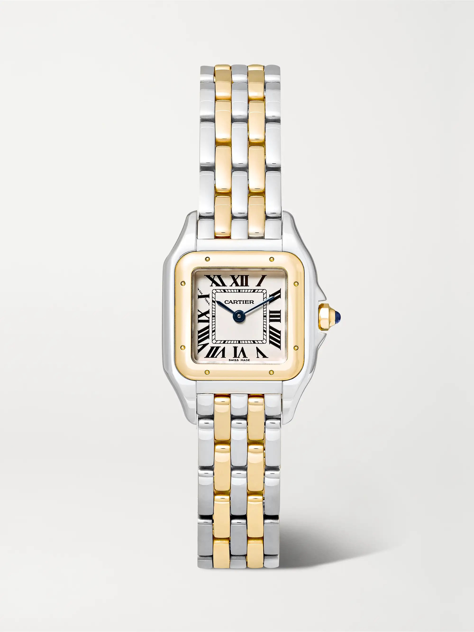 Panthère de Cartier 22mm small 18-karat gold and stainless steel watch | NET-A-PORTER (UK & EU)