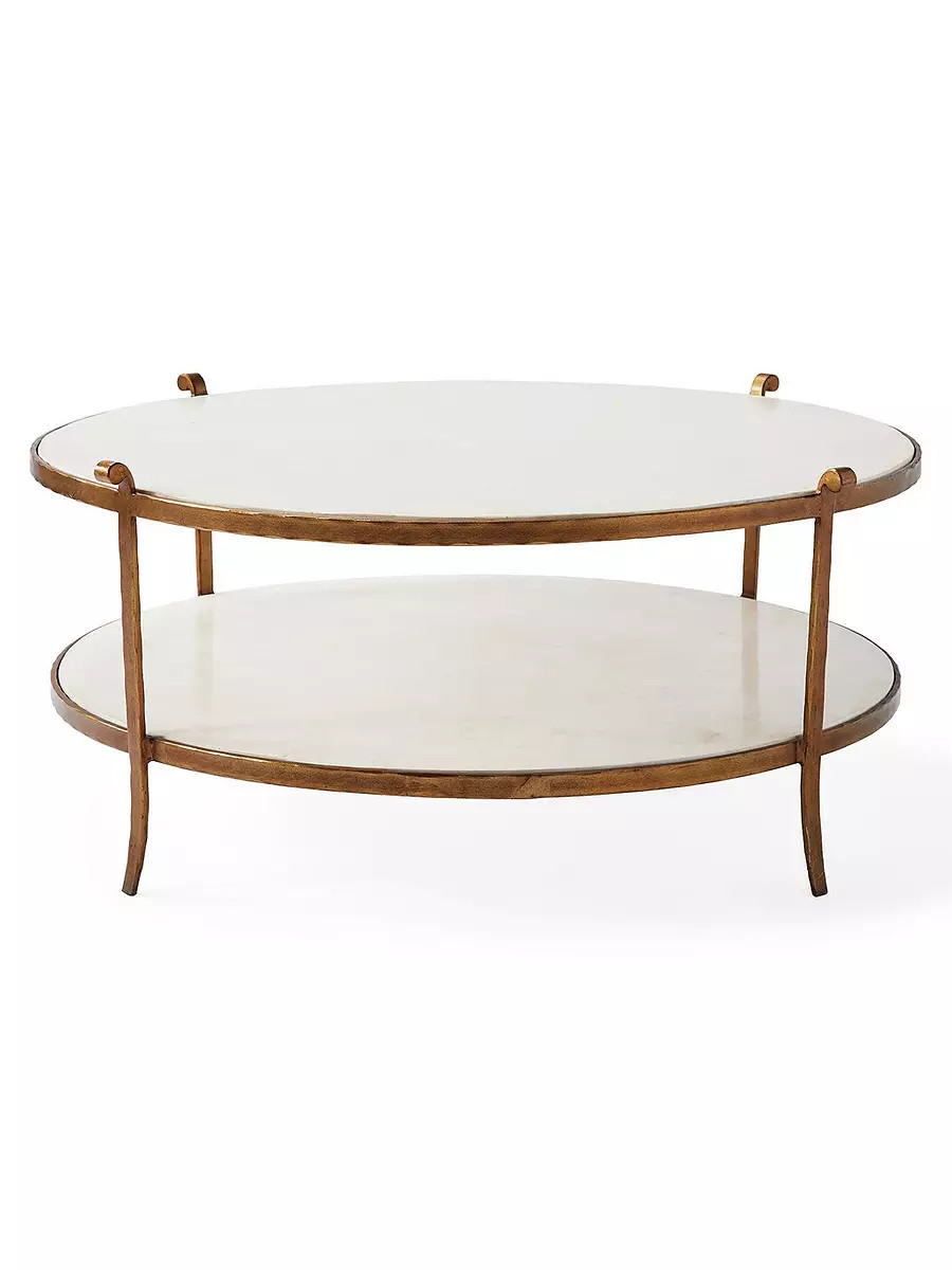 St. Germain Stone Coffee Table | Serena and Lily