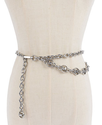MICHAEL Michael Kors
          
        
  
      
          Women's Logo Charm Chain Belt | Macy's