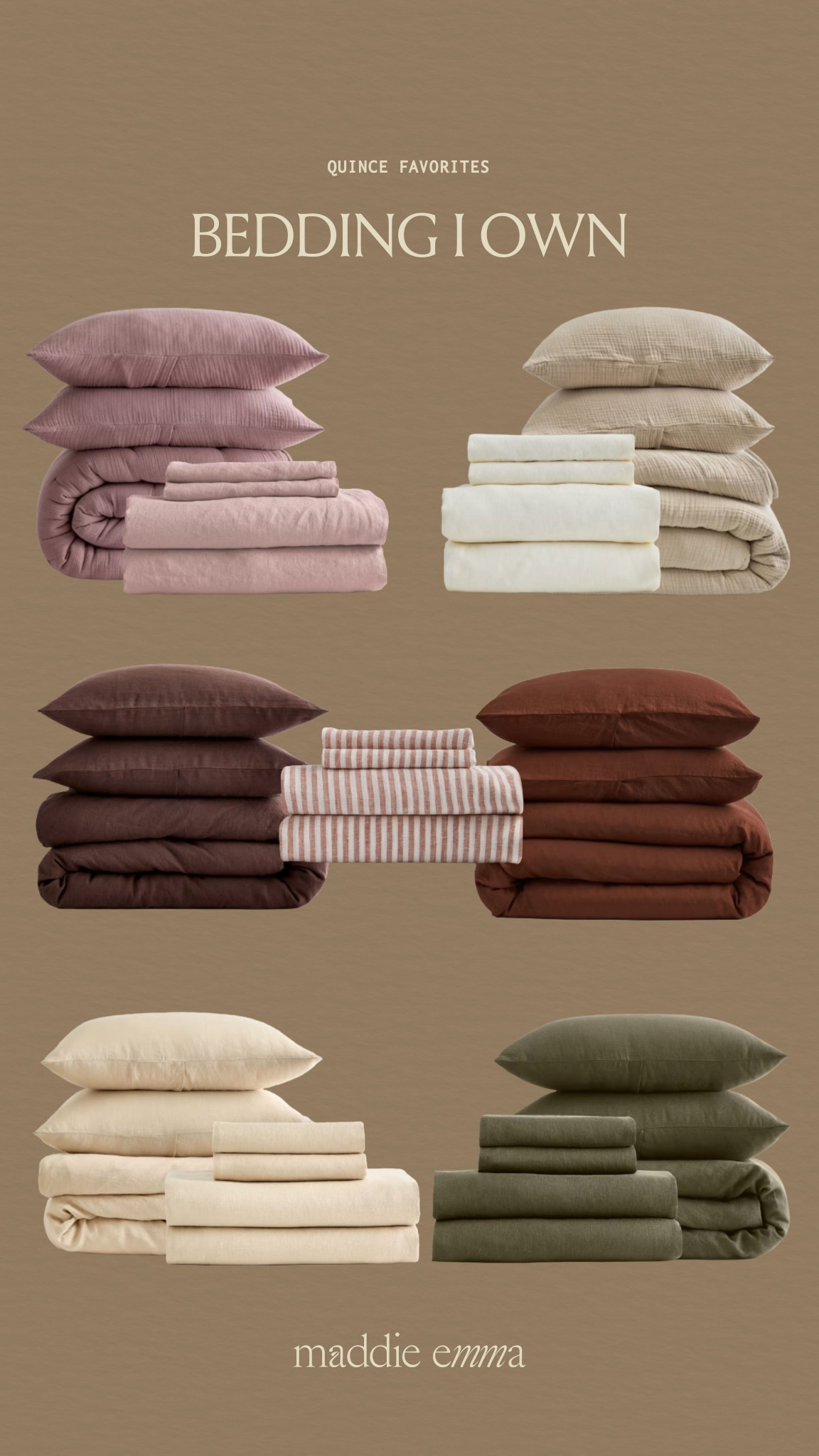 all the bedding I own and love from @onequince 

#quincepartner #ad 

#LTKHome