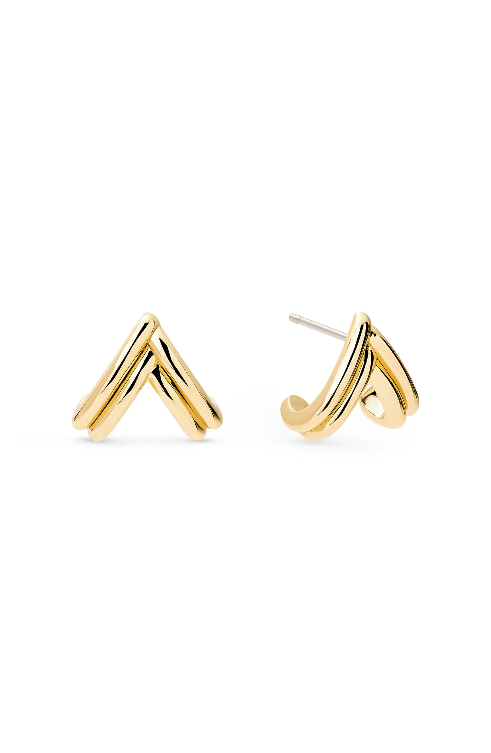 Gold Stud Earrings - Karessa | Nordstrom