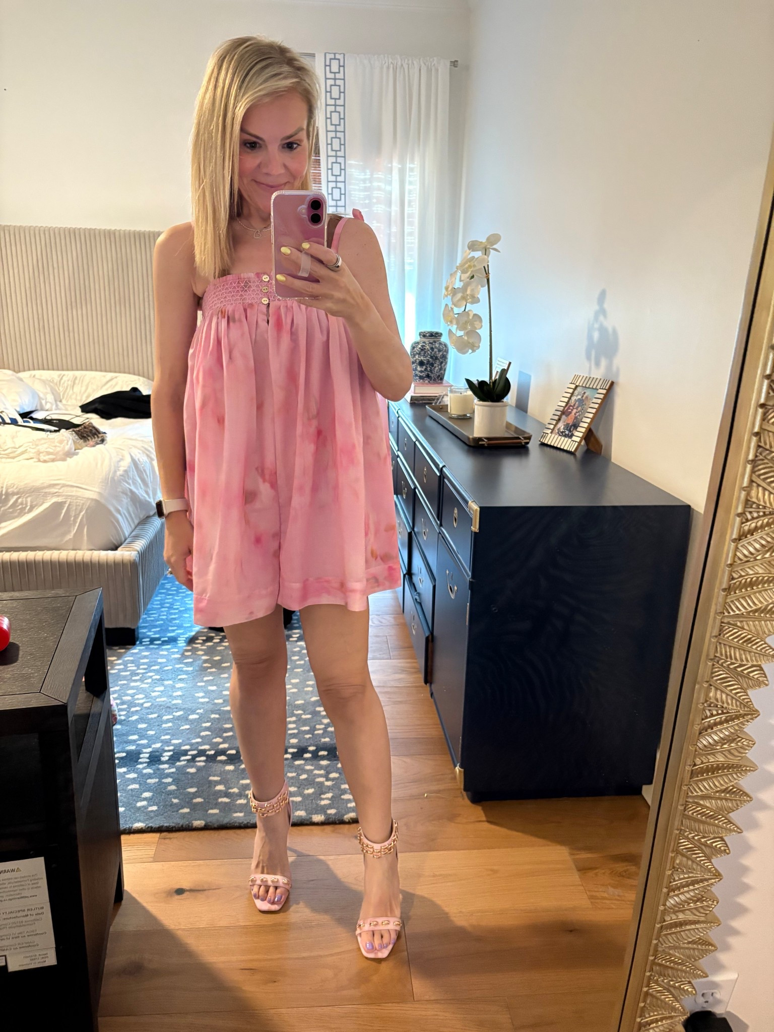 I wasn’t sure how I was going to feel about this outfit but Oh MY WOrD! It’s a romper, but looks like. A dress. So slowly, so comfy! And the heels, to die for! 

#gianibini
#shoes
#summerheels

#LTKSeasonal #LTKStyleTip #LTKShoeCrush