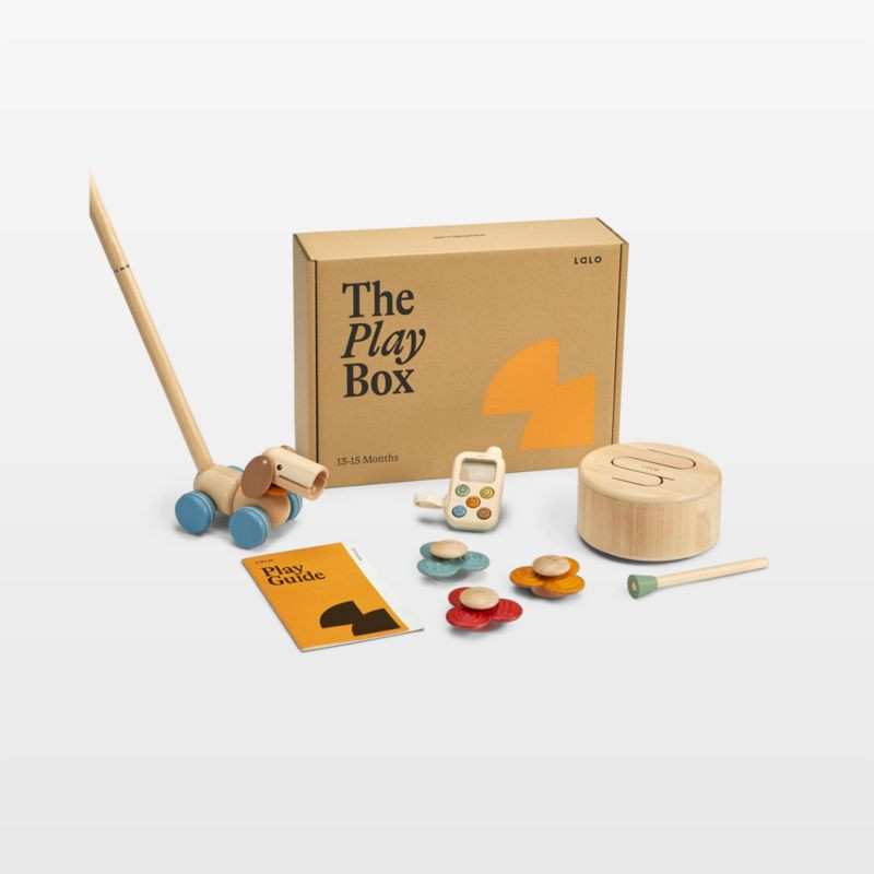 Lalo The Play Box Montessori Inspired Baby Developmental Toys for 13-15 Months | Crate & Kids | Crate & Barrel
