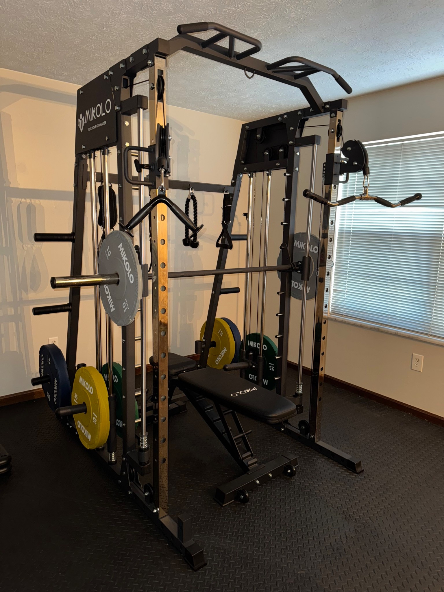 Turning a spare room into a full home gym was the best decision 👏
This all-in-one power rack has everything — cable system, squat rack, bench, pull-up bar — so I can get full workouts without leaving the house.
Perfect for busy moms, homebodies, or anyone tired of crowded gyms 🖤
Linked here if you’re building your own at-home setup. #LTKhome #LTKfitness #HomeGym #HomeWorkout #GarageGym #WorkoutAtHome
#FitnessFinds #GymEquipment #StrengthTraining #MomWorkout
#HomeGymGoals #AmazonFitness #FitMomLife #WellnessAtHome

#LTKHome #LTKGiftGuide #LTKfitnessgoals