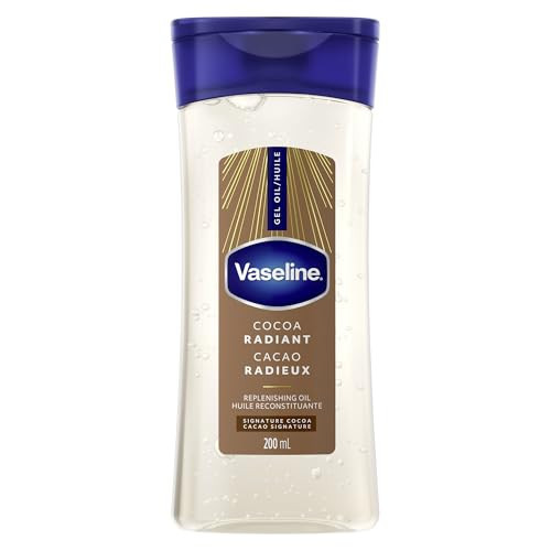 Vaseline Intensive Care Cocoa Radiant Body Gel Oil for Glowing Skin Made with 100% Pure Cocoa Butter + Replenishing Oils, 200 ML | Amazon (CA)