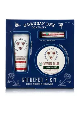 Savannah Bee Company Gardener's Kit in Honey Almond and Spearmint | Belk