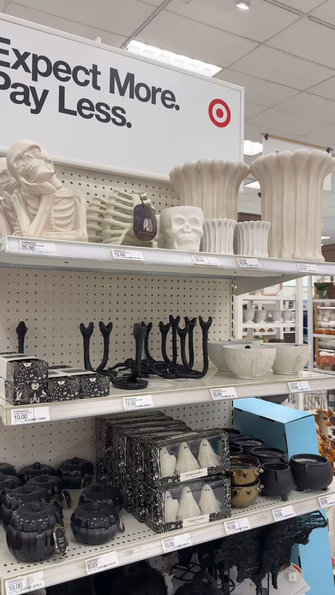 New Target Halloween decor beginning to hit the shelves, check out these spooky home finds! 

If you’re searching for new Target Halloween decor, gothic home accessories, spooky season finds, or affordable Halloween decorations… I spotted:

• skull decor 
• black gothic candleholders
• ghosts 
• cauldron
• Halloween pieces that work with everyday interiors

Save this for your Halloween decorating list! 🎃

#LTKdayinmylife #LTKstorytime #LTKvlog