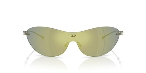 Diesel DL1006 Sunglasses, Shiny Green/Dark Violet Emerald Iridium, 35 mm | Amazon (US)