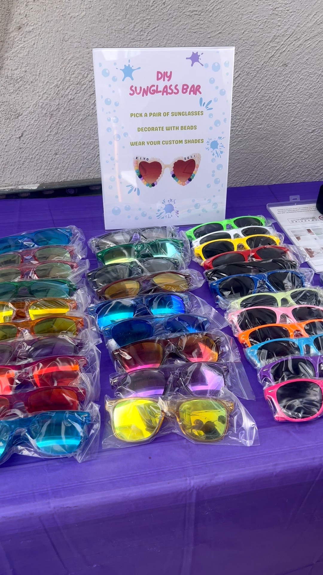 DIY sunglasses bar and DIY friendship bracelets 

#LTKKids #LTKParties #LTKFamily