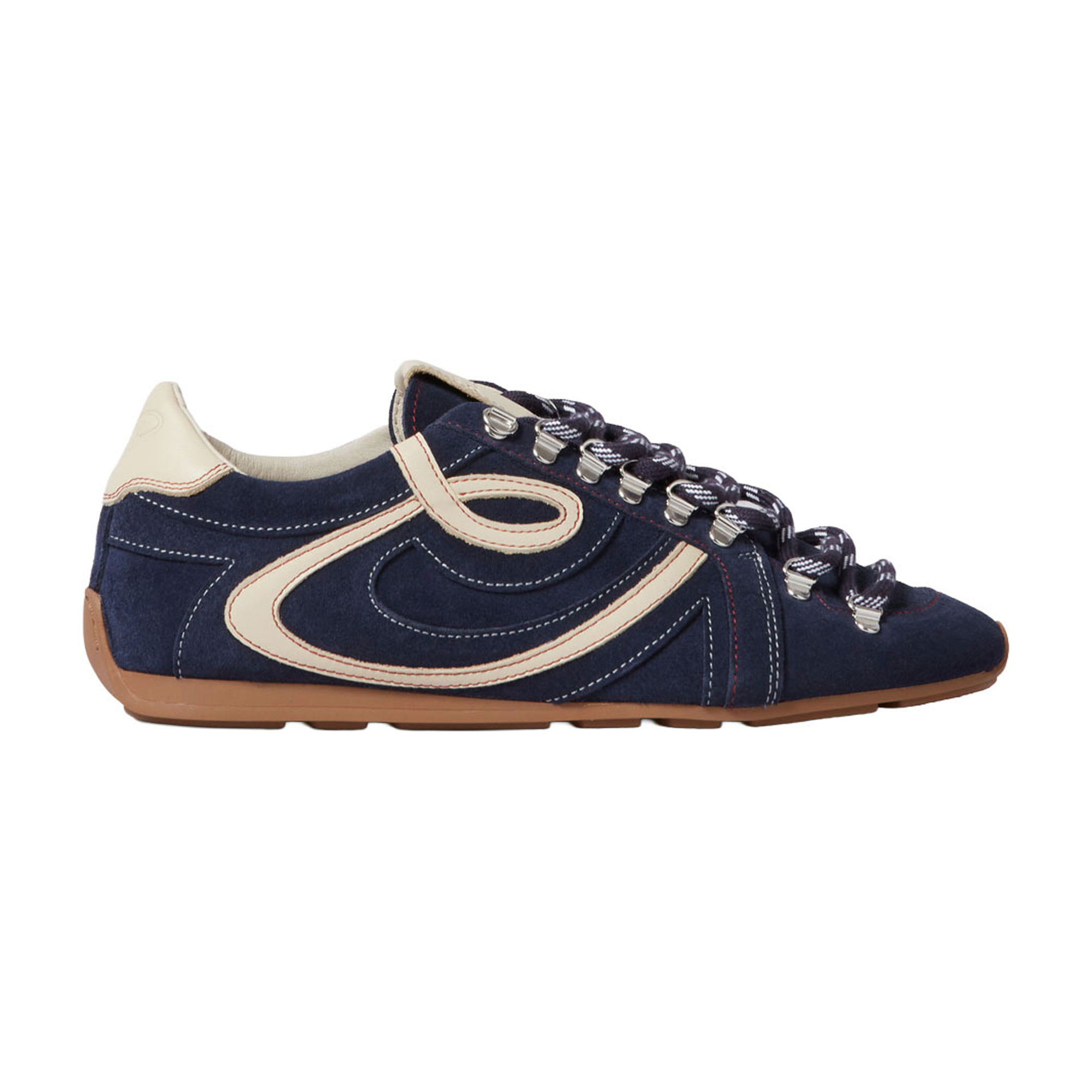 CLAUDIE PIERLOT Swing Suede Trainers - Blue | Brown Thomas (IE)