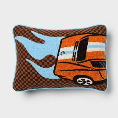 12"x18" Hot Wheels Retro Car Kids' Decorative Throw Pillow - Hot Wheels by Pillowfort™ | Target