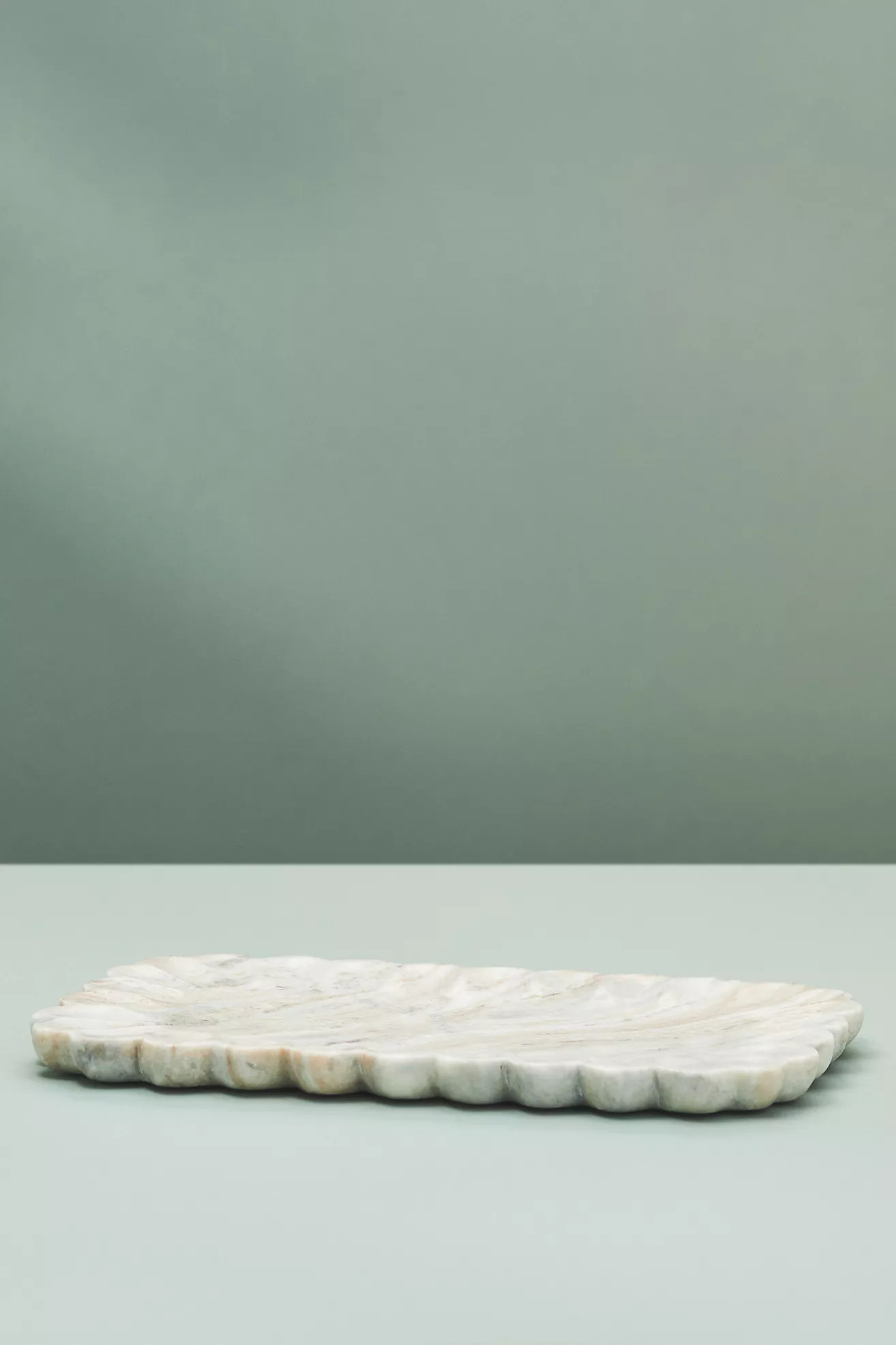 Marble Scalloped Tray | Anthropologie (US)