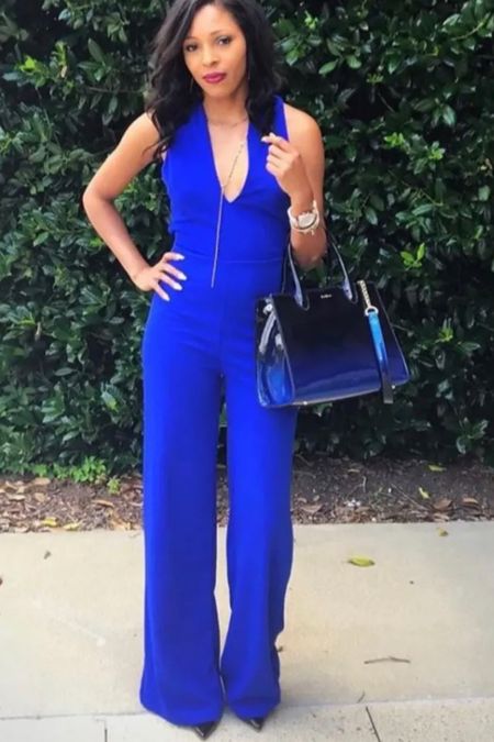 This blue jumpsuit is perfect for birthday outfits! So sexy and fun! 

#LTKunder100