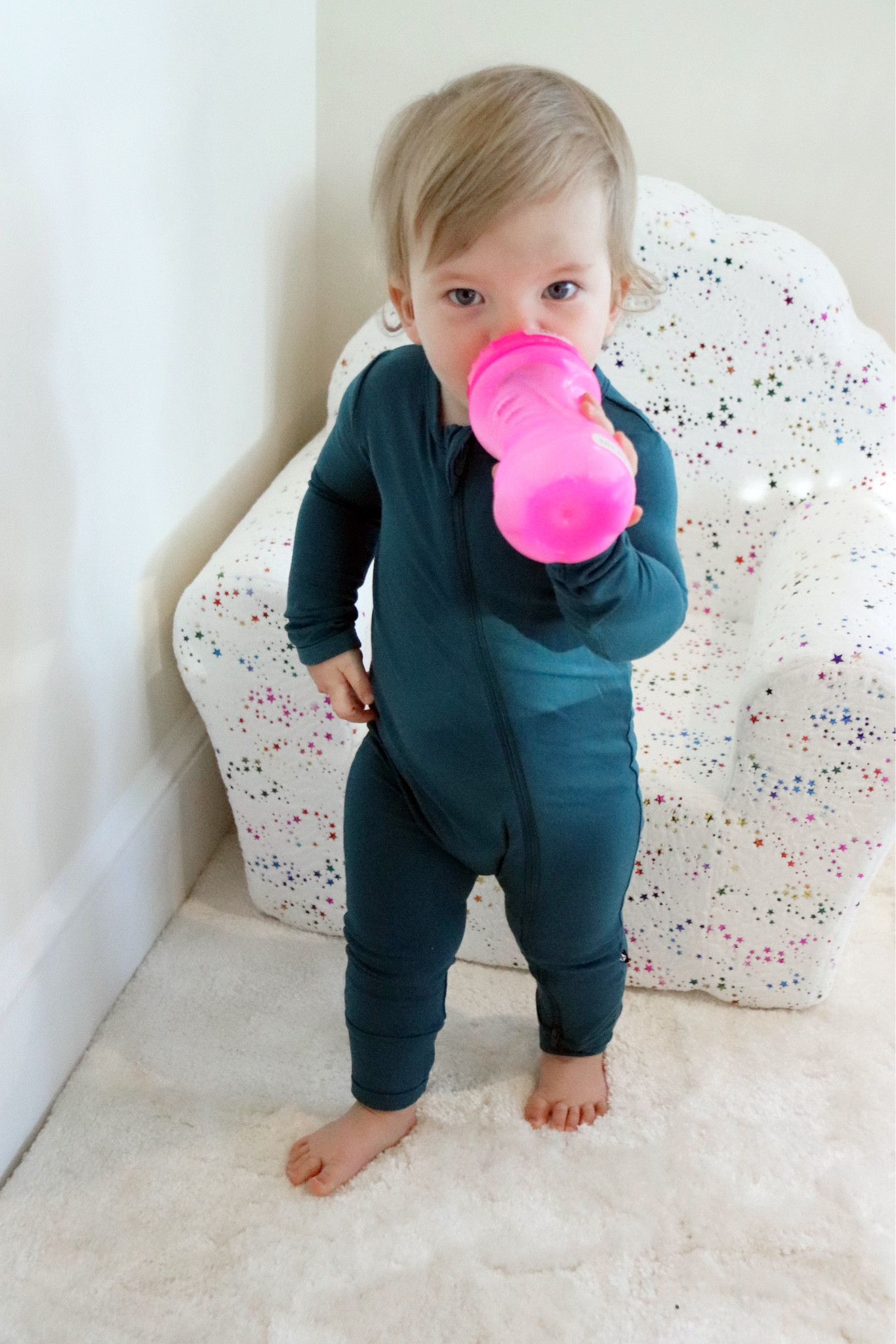 Who doesn’t love a cold glass of milk?  

The @KyteBaby Zippered Footie in Loch is the definition of a soft, warm essential for both play and sleep.  When Lily wakes up in the morning we don’t change out of our PJs (why would you? They are so comfortable) and instead she drinks her milk in her little chair.   #Kytebaby, #KytePartner #ad 



#LTKFindsUnder50 #LTKBaby #LTKKids