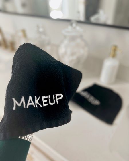 Black makeup washcloths! 

#LTKstyletip #LTKFind #LTKhome