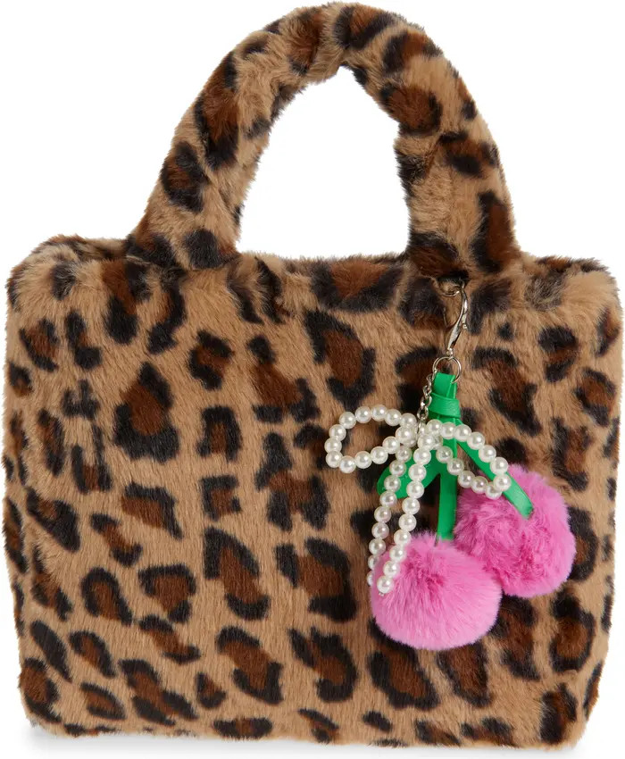 Kids' Mini Leopard Faux Fur Tote | Nordstrom