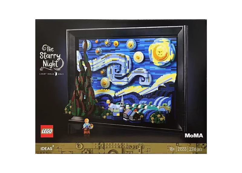 LEGO Ideas MoMA Vincent van Gogh The Starry Night Set 21333 | StockX