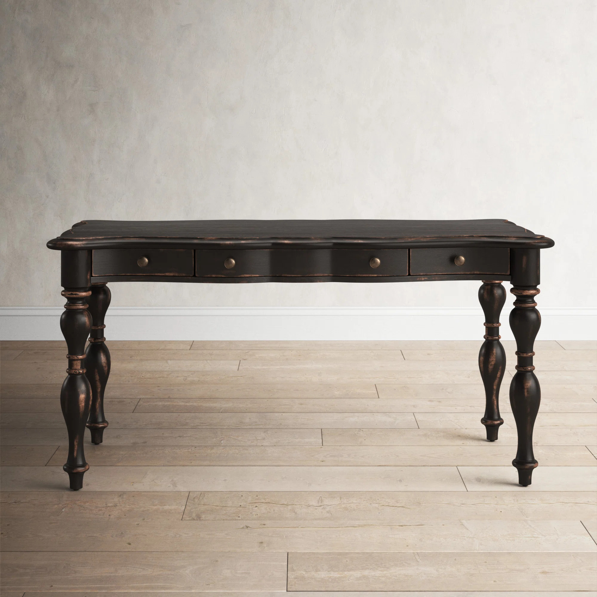 Rojas 60'' Solid Wood Writing Desk | Wayfair North America