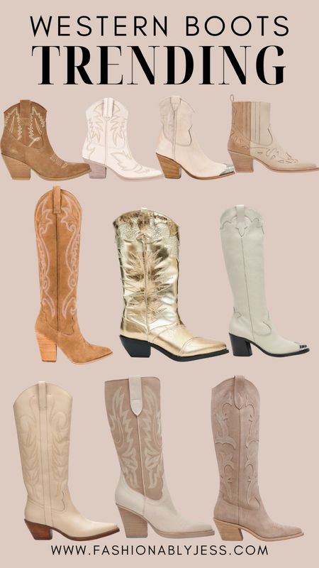 Loving this western boot trend! Perfect for any country concert or night out!! 

#LTKstyletip #LTKU #LTKshoecrush