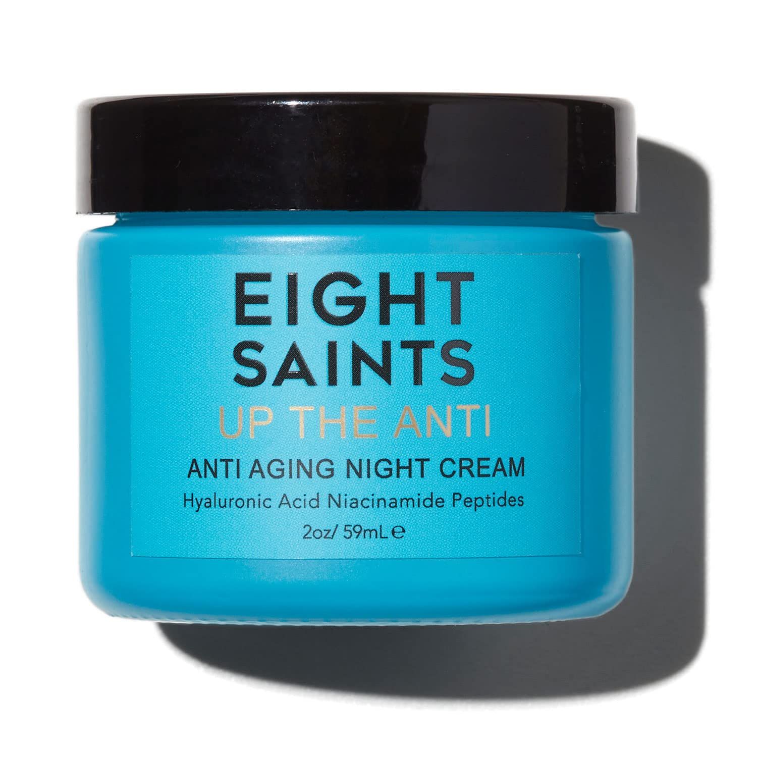 Eight Saints Up the Anti Night Cream Face Moisturizer to Reduce Fine Lines and Wrinkles, Natural ... | Amazon (US)