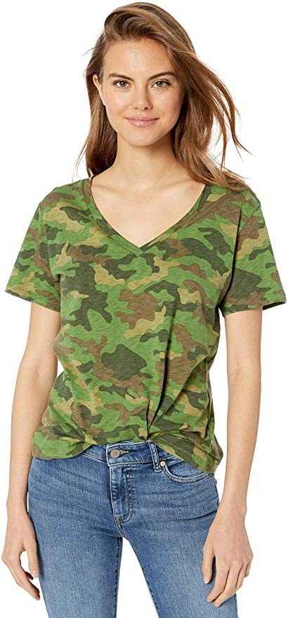 The Drop Women's Lindsey Short-Sleeve V-Neck Loose Fit T-Shirt | Amazon (US)