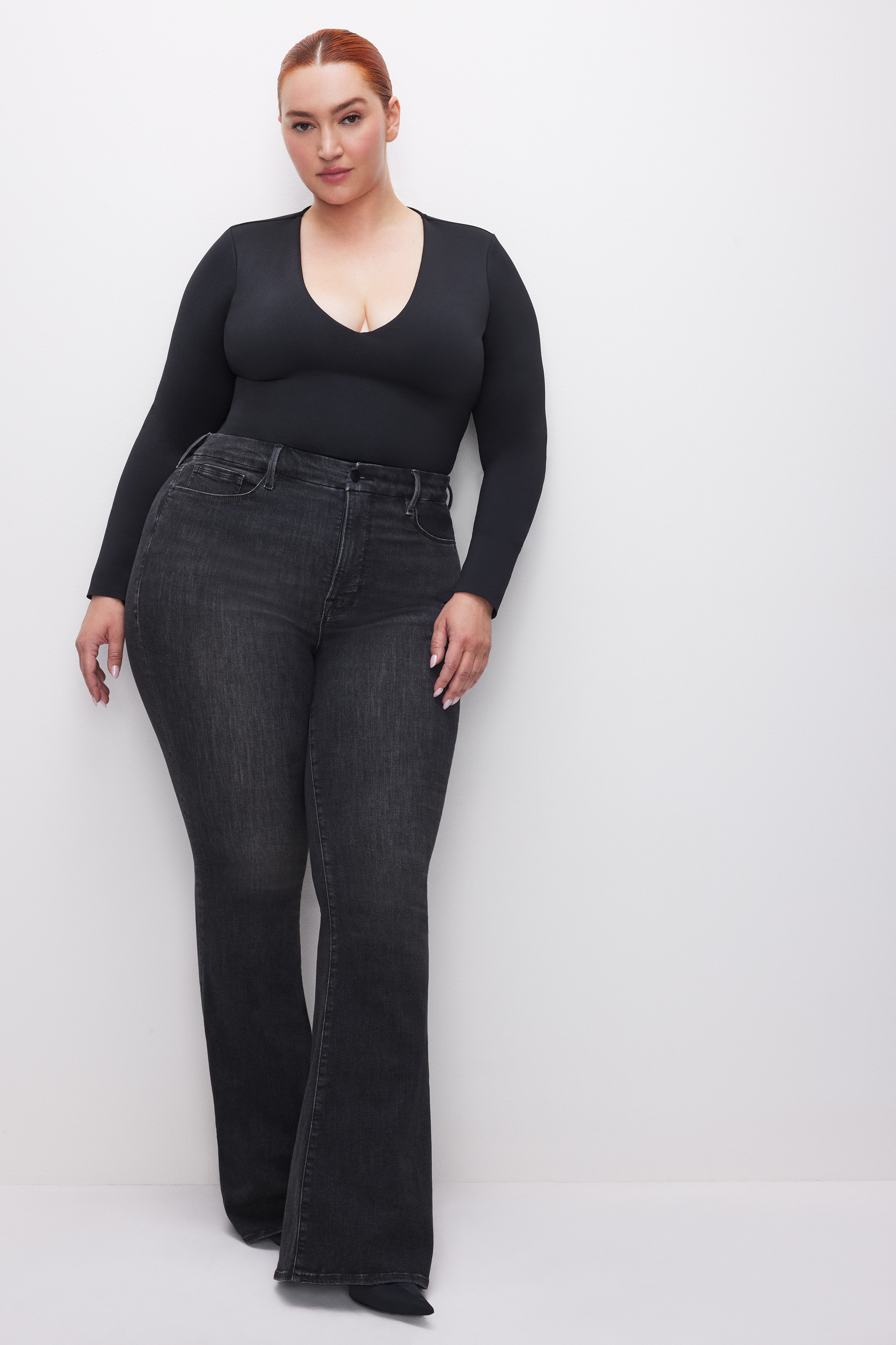 GOOD LEGS FLARE JEANS | Good American