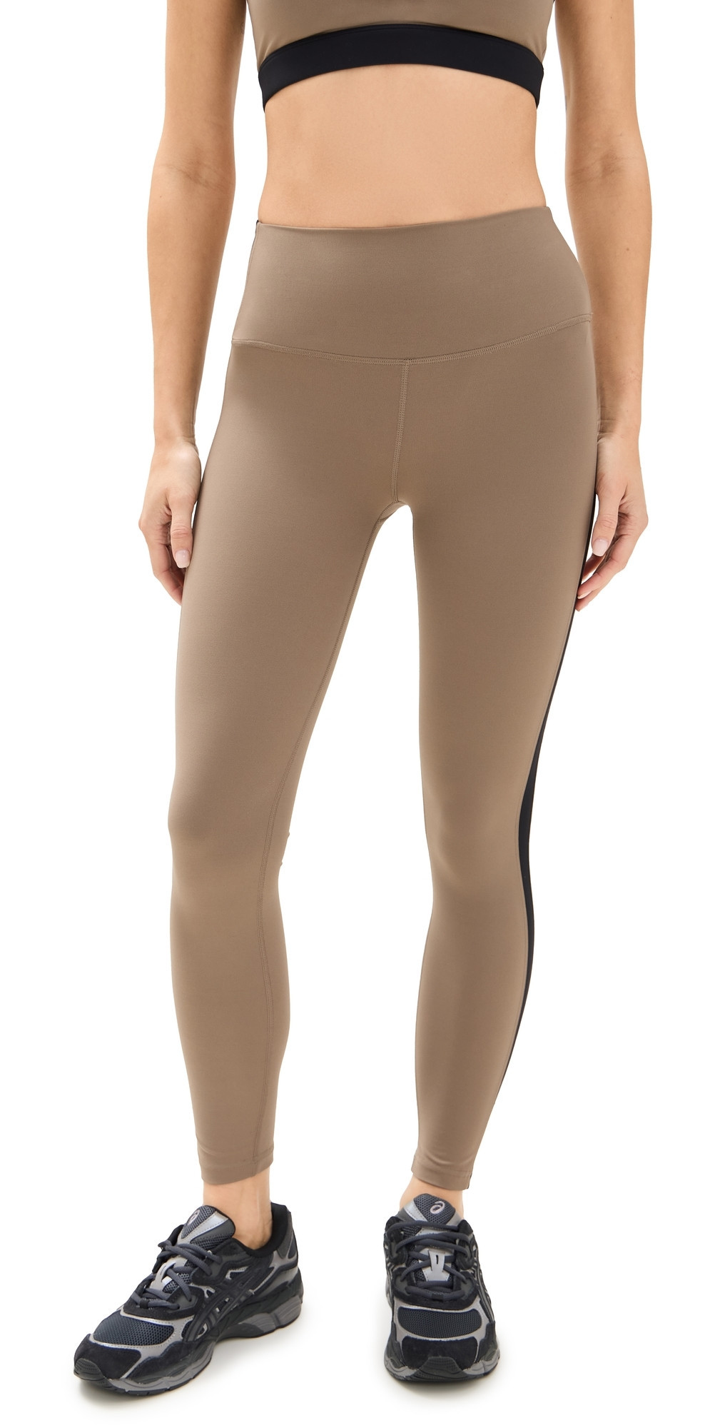 Splits59 Clare High Waist Rigor 7/8 Leggings Lentil/Black L | Shopbop
